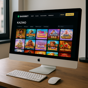 BassBet Casino - Desktop Platform Design - Slovenian Interface